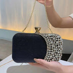Women's Luxury Hollow Out Rhinestone Evening Clutch Bag