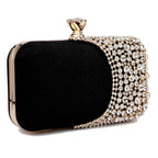 Women's Luxury Hollow Out Rhinestone Evening Clutch Bag