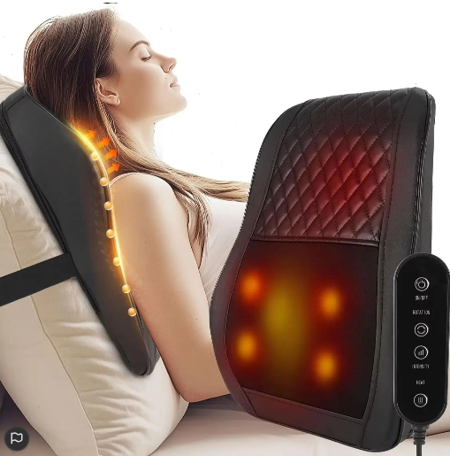 Heat Therapy 3D Kneading Back Massager for Neck Shoulders Legs