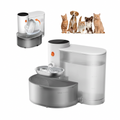 Petgravity Wireless Stainless Steel Smart Pet Water Fountain – Automatic Purifying & Pouring Cat Water Dispenser