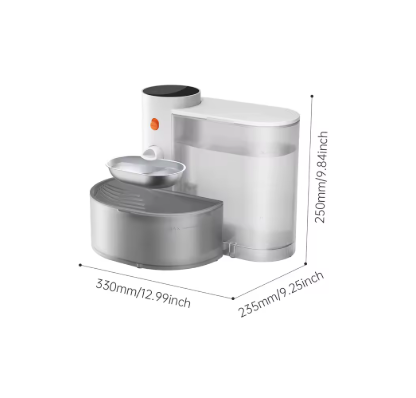Petgravity Wireless Stainless Steel Smart Pet Water Fountain – Automatic Purifying & Pouring Cat Water Dispenser