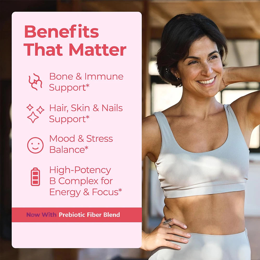 Women's Feminine Balance Health Support Dietary Supplement Gummies