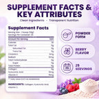 Collagen Peptides Powder Hyaluronic Acid Vitamin C Berry Flavor
