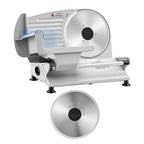 Electric Meat Slicer with 2 Stainless Steel Blades 200W