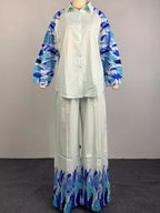 Women's Dashiki Top and Pants Two-Piece Set