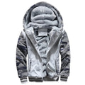 Men's Thick Warm Fleece Hooded Jacket and Pants Set