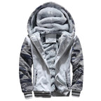 Men's Thick Warm Fleece Hooded Jacket and Pants Set