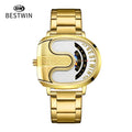 Men's Luxury Stainless Steel Quartz Wristwatch