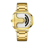 Men's Luxury Stainless Steel Quartz Wristwatch