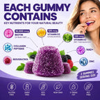 NAD+ and Biotin Hair Skin Nails Support Dietary Supplement Gummies