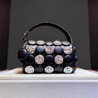 Women's Fashion Diamond Bucket Shoulder Crossbody Bag
