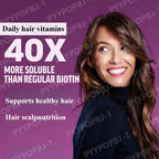 Hair Vitamin Gummies Biotin Vitamin C E Berry Flavor 60 Pieces