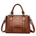 Women's Solid Color Soft PU Leather Shoulder Crossbody Bag