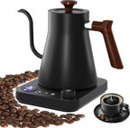 30.4-Oz Electric Gooseneck Temperature Control Kettle
