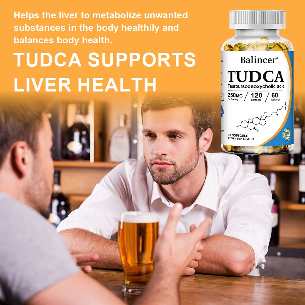 TUDCA 250mg Liver and Gallbladder Support Dietary Supplement Capsules