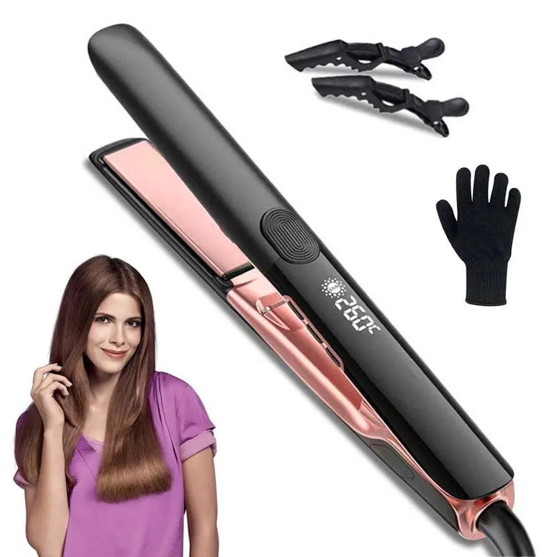 Professional Negative Ion Ceramic Flat Iron Hair Straightener