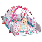 Baby Crawling Play Mat with Educational Fitness Frame