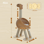 Dinosaur Cat Tree Tower Scratching Post for Cats