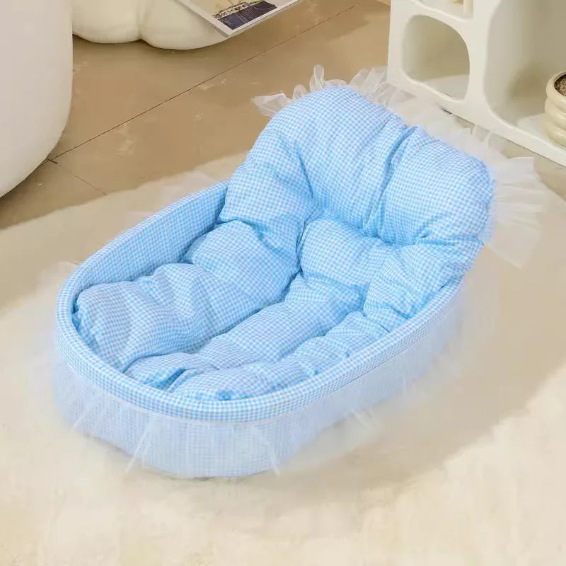 Macaron Deep Sleeping Pet Bed for Cats Dogs