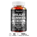 Shilajit Energy and Memory Support Dietary Supplement Gummies