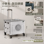 Double-layer Rolling Foldable Pet Carrier Trolley Bag for Cats Dogs