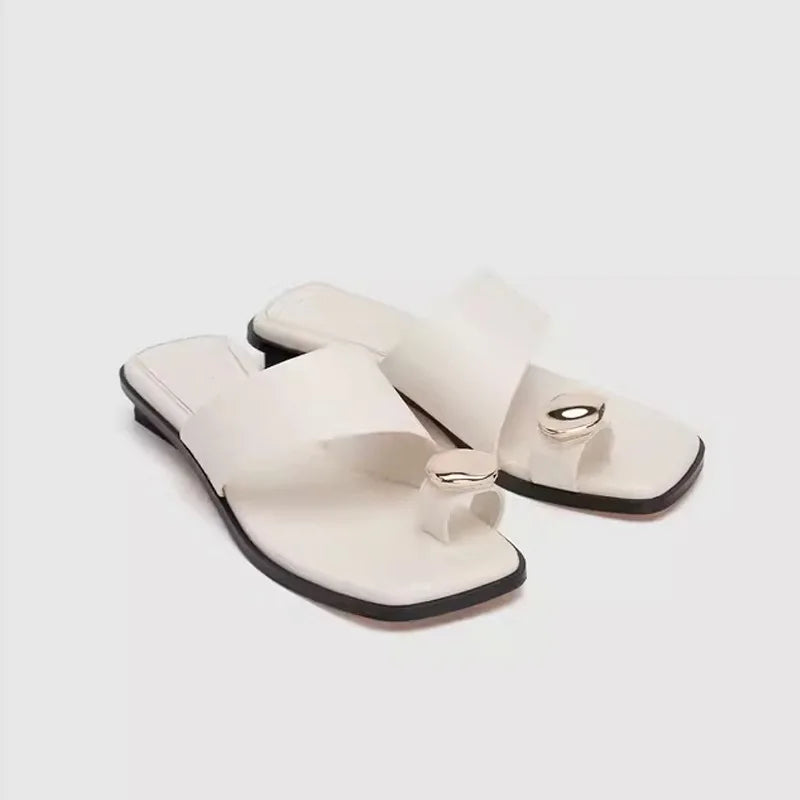 Women's Open Toe Platform Beach Slide Slippers