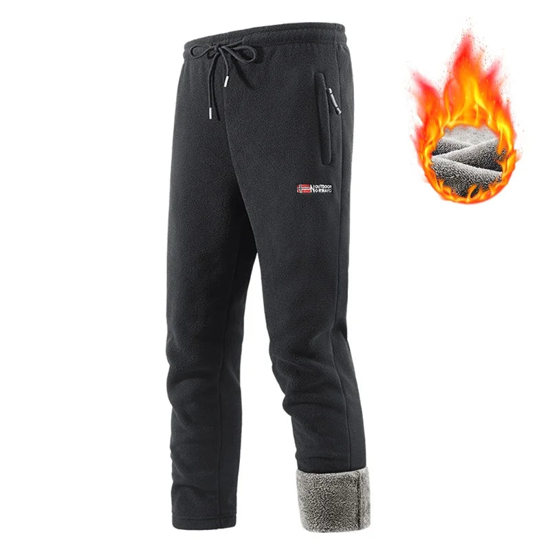 Men's Thick Fleece Lined Sportswear Tracksuit Set