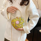 Women's Heart Shaped Acrylic Evening Clutch Bag
