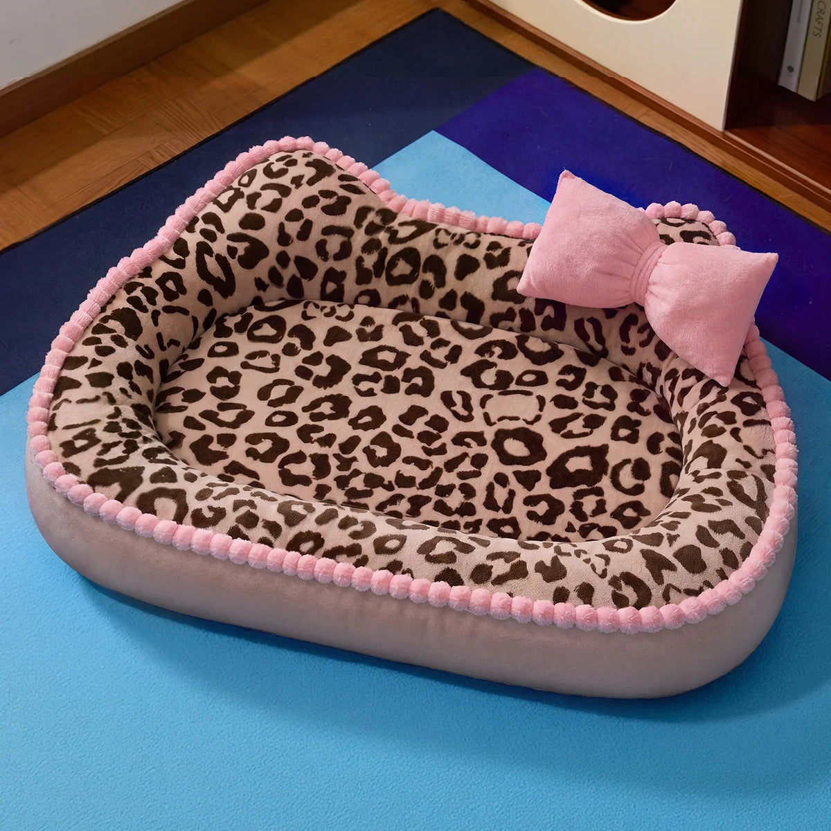 Thickened Elevated Soft Pet Bed for Cats Dogs