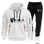 Men's Windproof Hoodie and Pants Two Piece Set