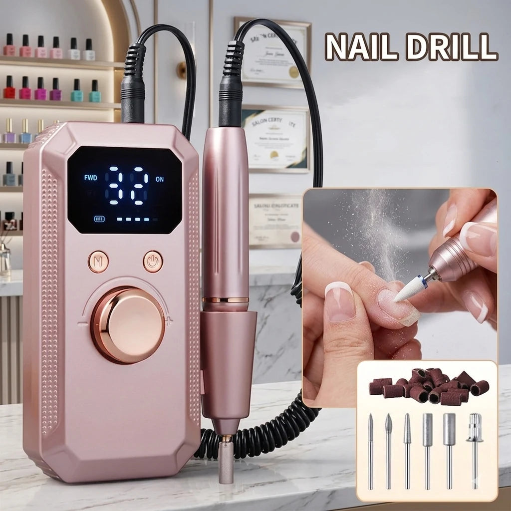 Electric Nail File Set USB Charging Portable Nail Polisher