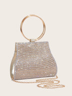 Women's Luxury Rhinestone Evening Clutch Bag