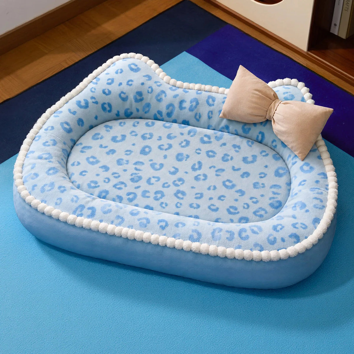 Thickened Elevated Soft Pet Bed for Cats Dogs