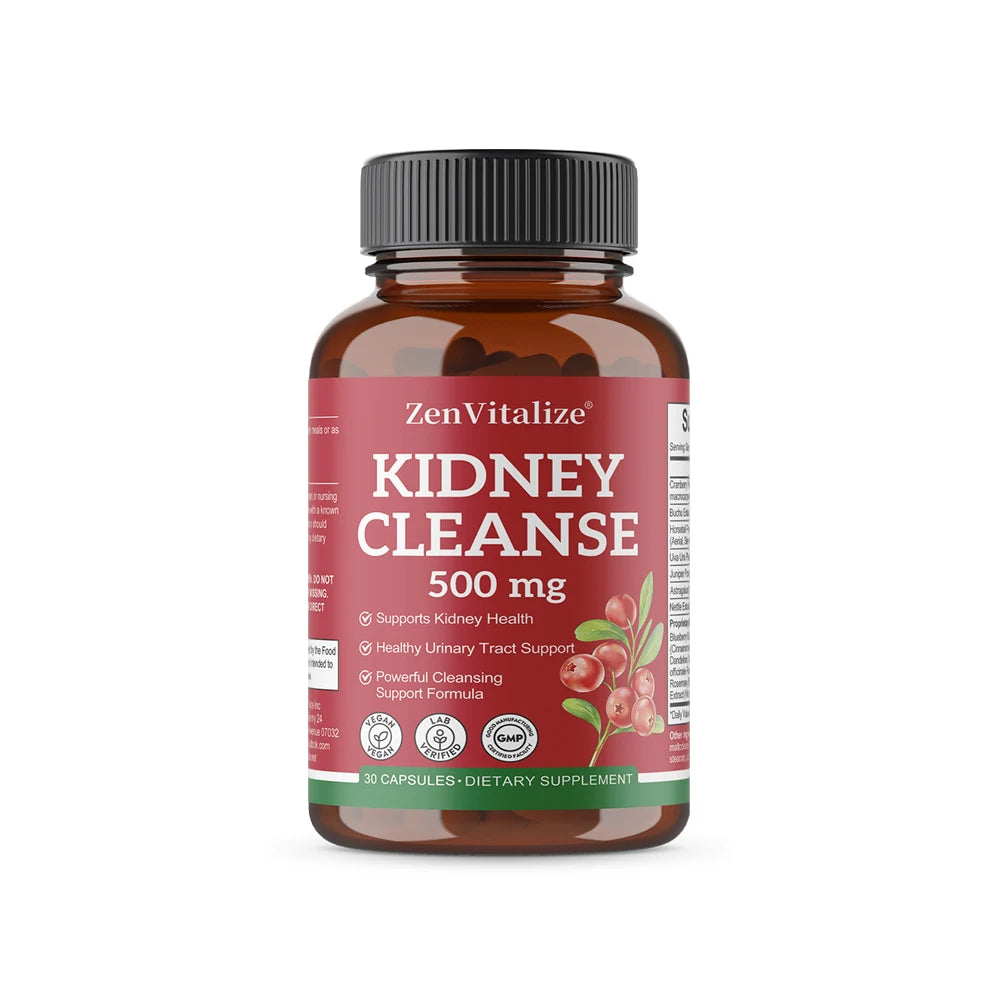 Kidney Cleanse Capsules with Cranberry Extract