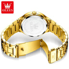 Men's Quartz Stainless Steel Watch with Calendar