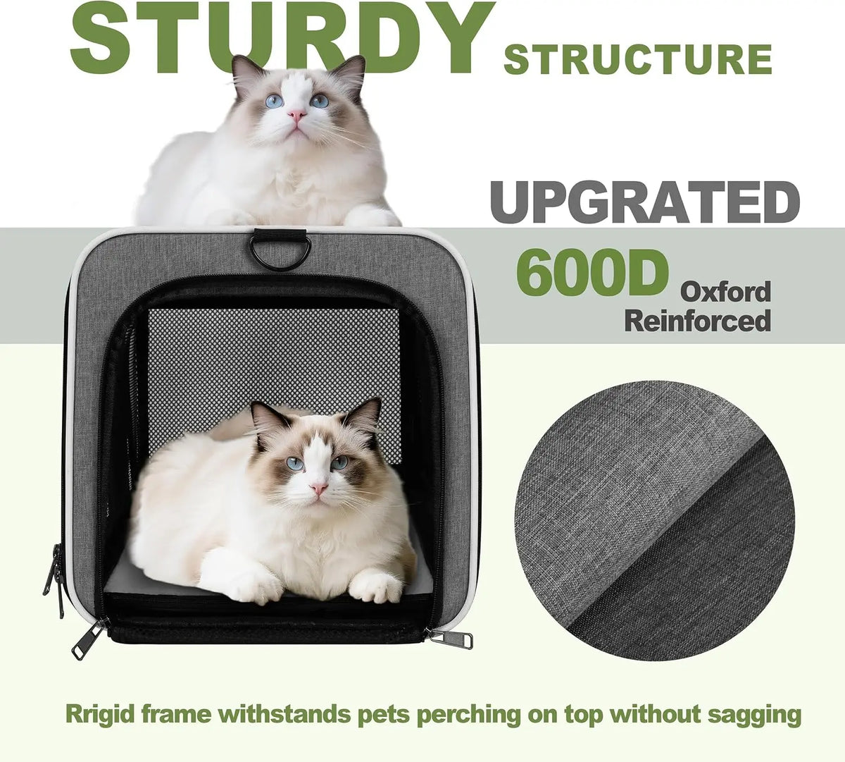 Portable Soft Pet Travel Carrier Bag for Cats Dogs