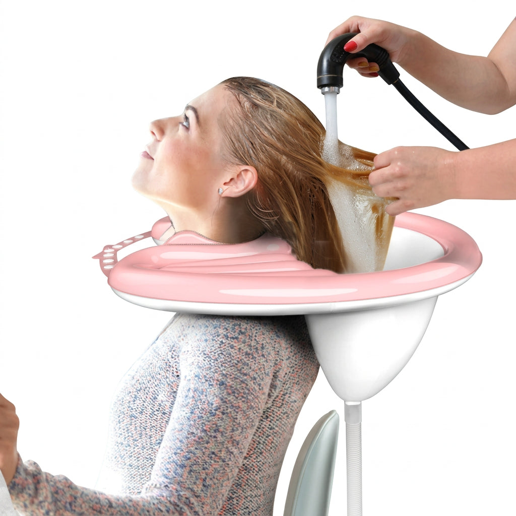 Inflatable Shampoo Basin Foldable Portable Hair Washing Tub