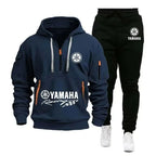 Men's Half Zip Hoodie and Jogger Pants Set