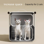 Rolling Pet Carrier with Wheels for Cats Dogs