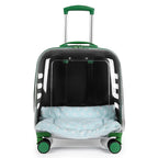 Breathable Space Capsule Rolling Pet Carrier Backpack for Cats Dogs