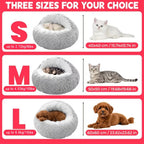 Shell-Shaped Plush Cat Bed for Small Dogs