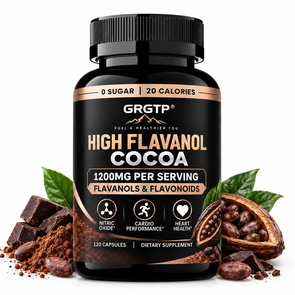 High Flavanol Cocoa Circulation and Cardiovascular Support Capsules
