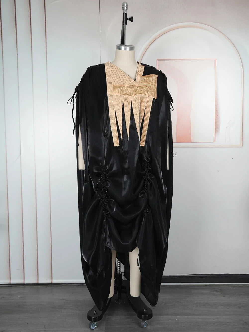 Women's African Traditional Kaftan Abaya Evening Long Dress