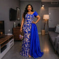 Women's African Traditional Kaftan Dashiki Maxi Dress