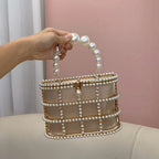 Women's Luxury Hollow Out Rhinestone Evening Clutch Bag