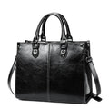 Women's Genuine Cowhide Leather Shoulder Tote Bag