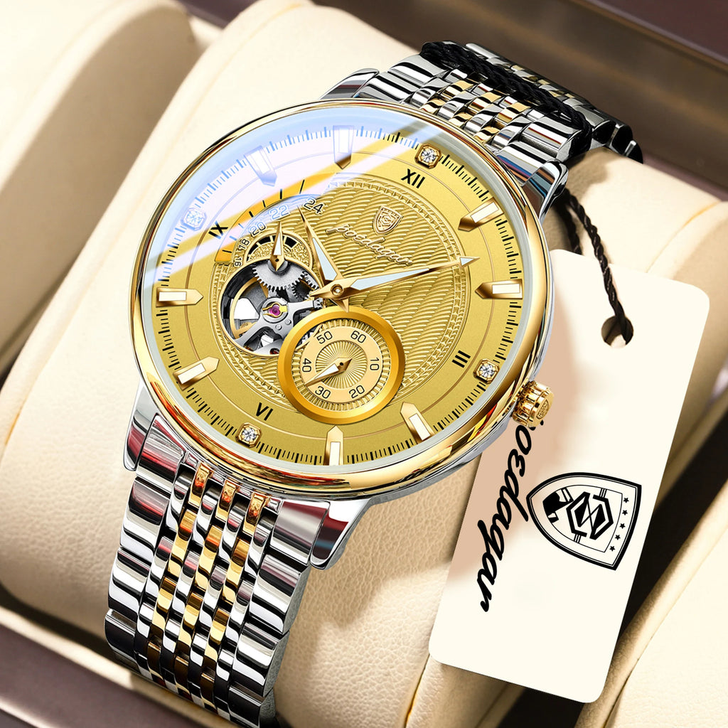Men's Luxury Hollow Tourbillon Automatic Mechanical Watch