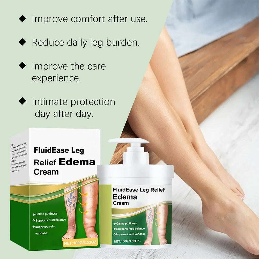 Leg Therapy Edema Care Massage Cream for Women and Men 3.5 oz