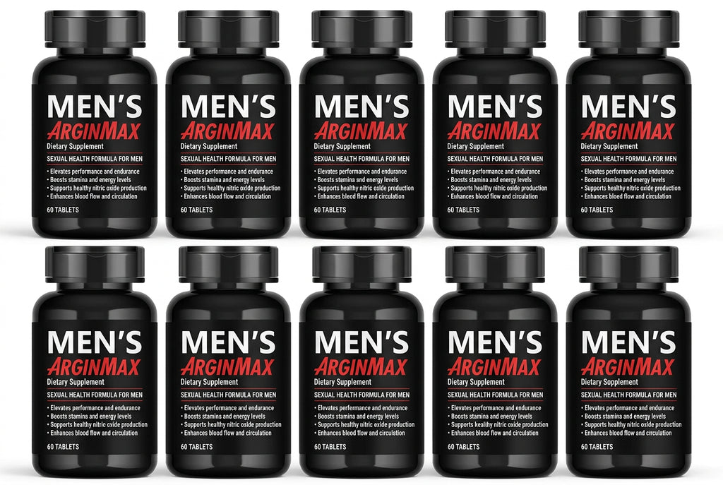 Men's L-Arginine Performance and Endurance Dietary Supplement Tablets
