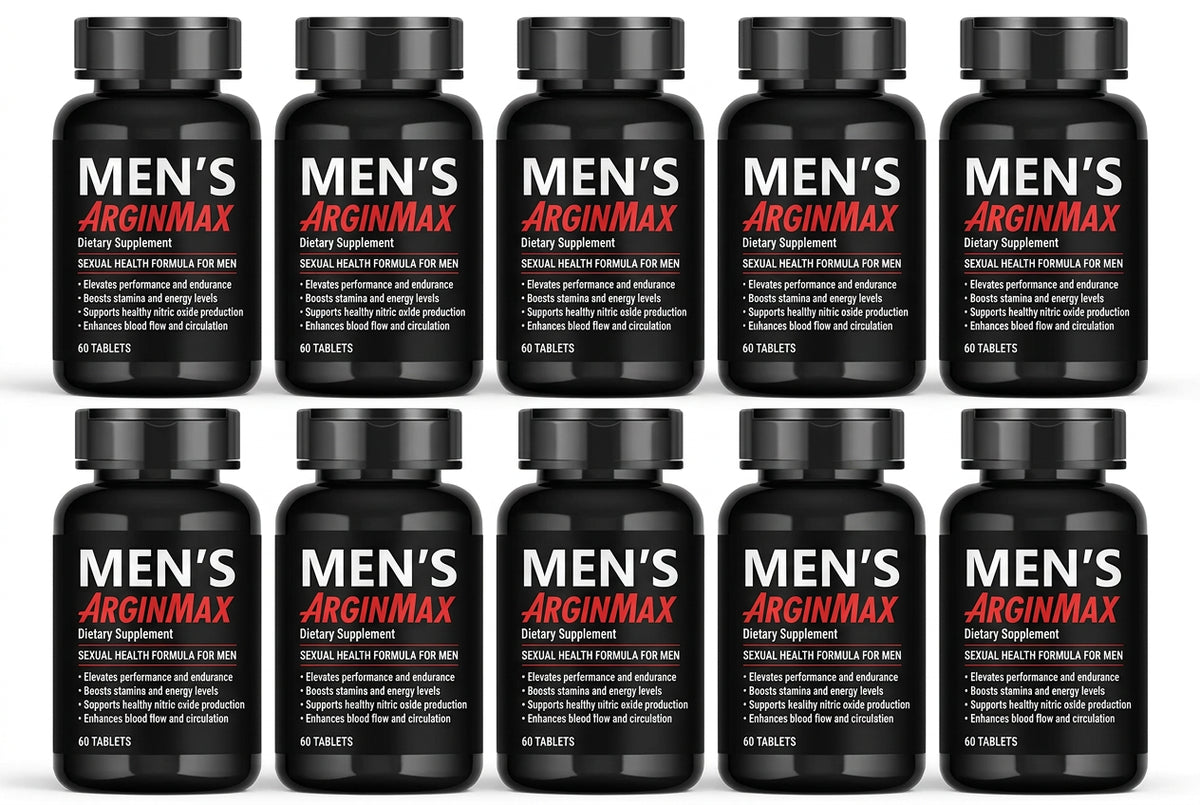 Men's L-Arginine Performance and Endurance Dietary Supplement Tablets